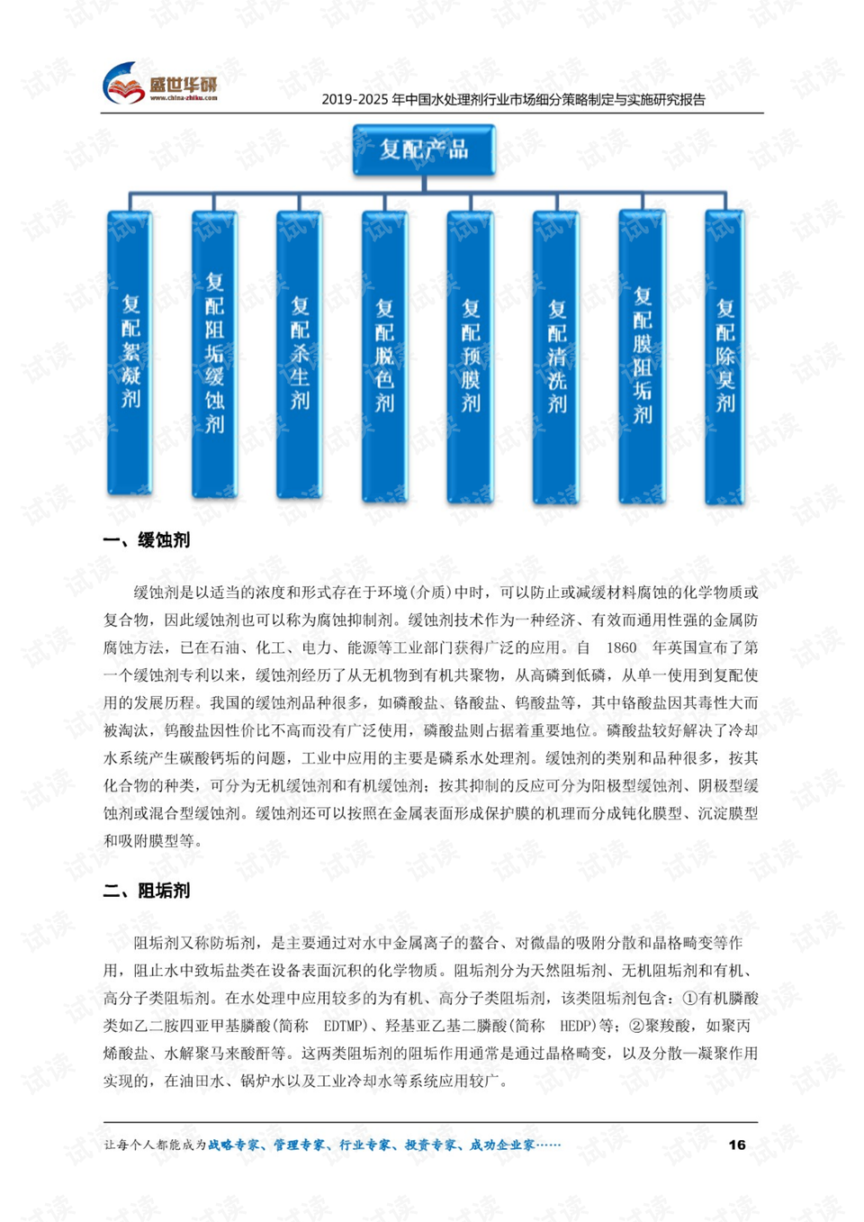 水处理剂的现状